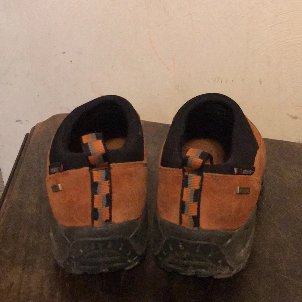 Merrell Slip-On Orange Brown Suede Winter Boots